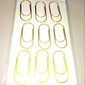 Big Gold paper clips